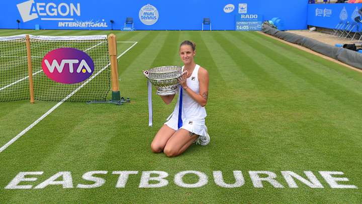 Pliskova beats Wozniacki 6-4, 6-4 to claim Eastbourne title Pliskova beats Wozniacki 6-4, 6-4 to claim Eastbourne title