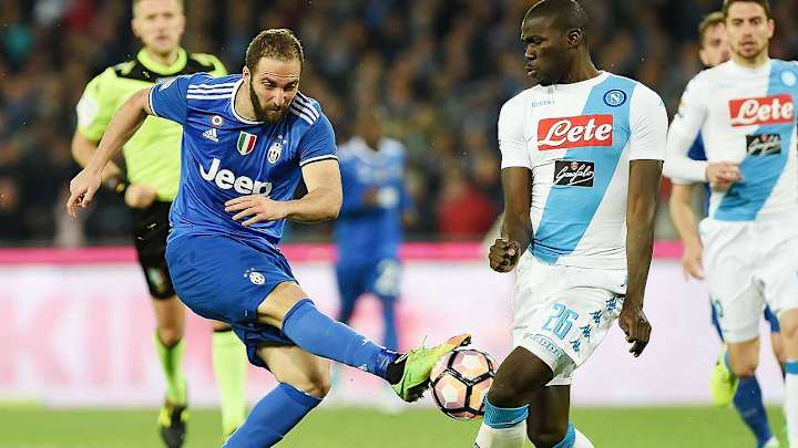 Higuain nets two as Juventus beats Napoli to reach Cup final