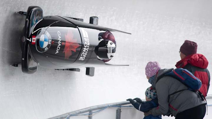 Friedrich leads Kripps at halfway stage of bobsled worlds