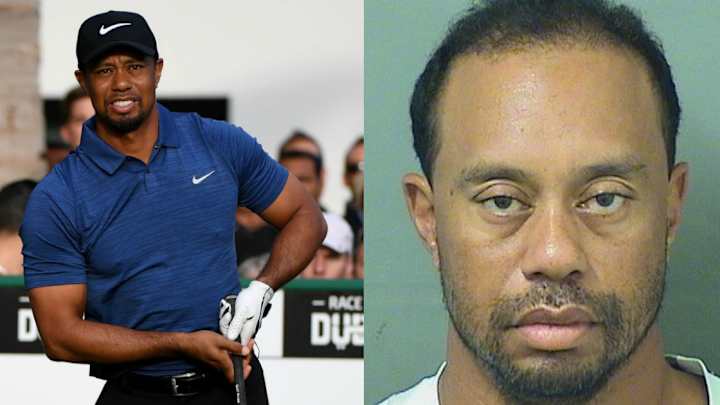 Tiger Woods' mugshot released after arrest in Florida on DUI suspicion