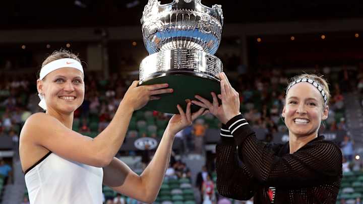 Mattek-Sands, Safarova win second Australian Open doubles title
