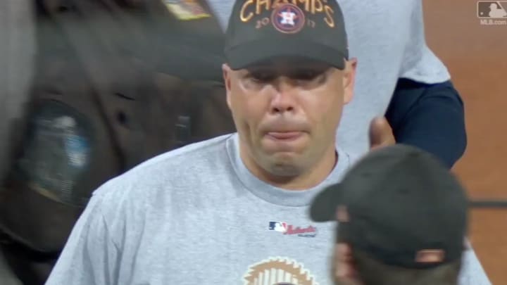 Watch: Carlos Beltran Cries After Winning First World Series of 20-Year Career Watch: Carlos Beltran Cries After Winning First World Series of 20-Year Career