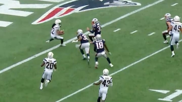 Watch: Travis Benjamin With The Worst Punt Return Of The Year Watch: Travis Benjamin With The Worst Punt Return Of The Year