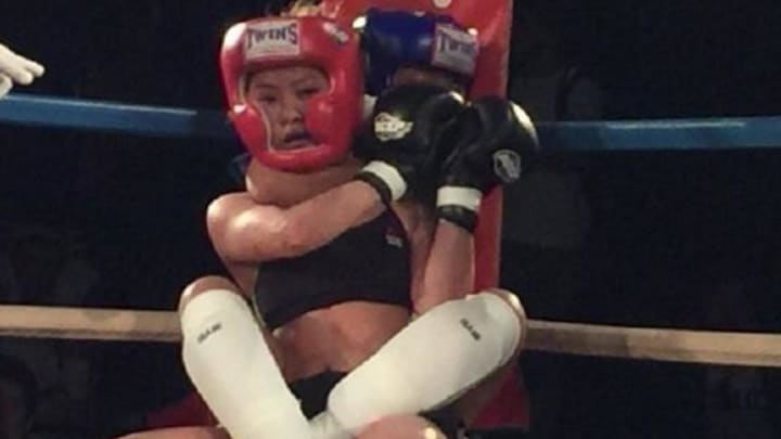 12-year-old wins MMA debut, chokes out opponent twice her age