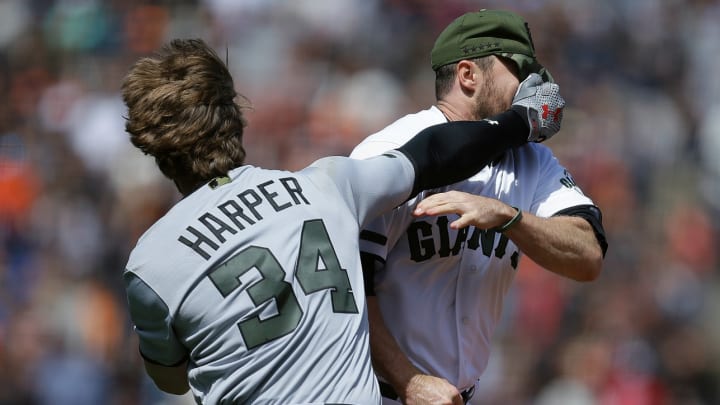 Kayla Harper definitely doesn't care about Bryce Harper's baseball brawl