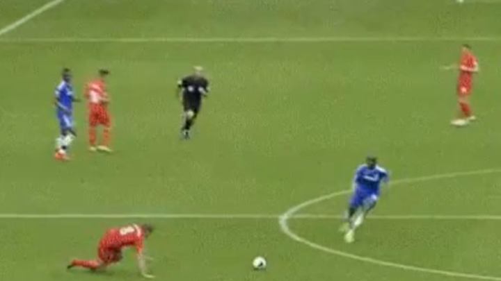 Police Set Twitter Alight by Using Steven Gerrard's Famous Slip as a Weather Warning