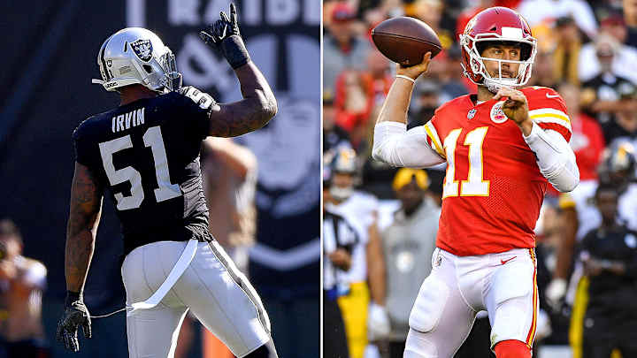 Alex Smith, Chiefs Offense Looks To Take Advantage of Raiders on Thursday Night Football Alex Smith, Chiefs Offense Looks To Take Advantage of Raiders on Thursday Night Football