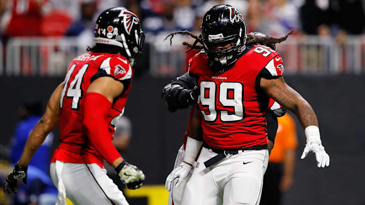 Adrian Clayborn Dominates With Six Sacks in Falcons Win Over Cowboys