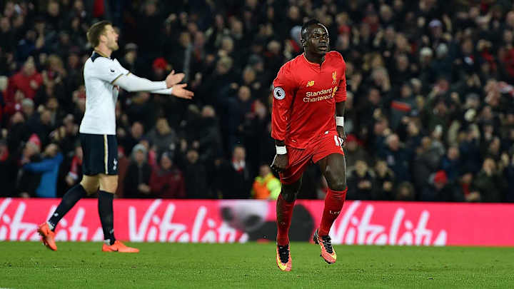 Mane double helps Liverpool beat Tottenham Hotspur at Anfield