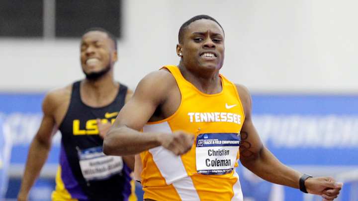 Tennessee's Coleman generates buzz on track, in social media