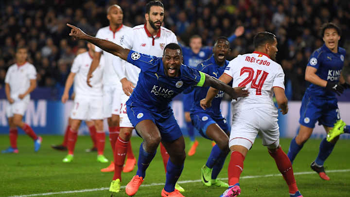 Watch: Morgan, Albrighton score; Schmeichel saves Leicester in UCL stunner vs. Sevilla Watch: Morgan, Albrighton score; Schmeichel saves Leicester in UCL stunner vs. Sevilla