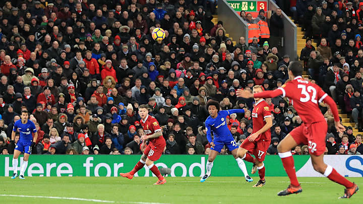 Willian's Late Magic Earns Chelsea Vital Point Against Liverpool Willian's Late Magic Earns Chelsea Vital Point Against Liverpool