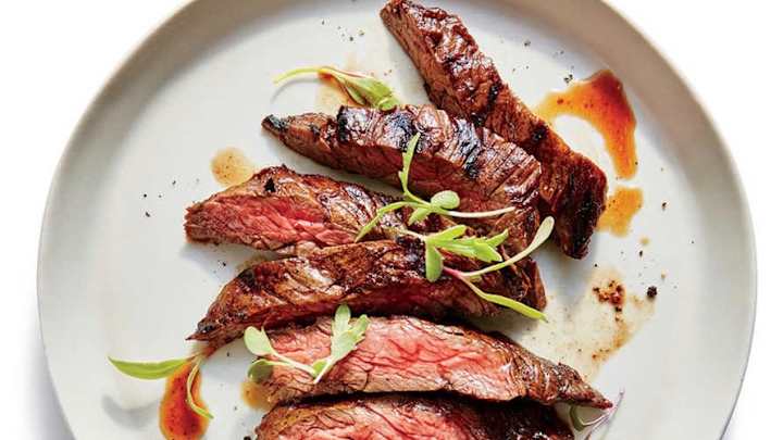 Grilled Flash-Marinated Skirt Steak