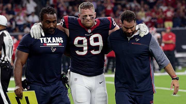 J.J. Watt's Injury Severity Resembled That Of A Motorcycle Accident J.J. Watt's Injury Severity Resembled That Of A Motorcycle Accident