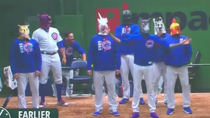 The Cubs' and Diamondbacks' Bullpens Had a Rain Delay Dance-Off