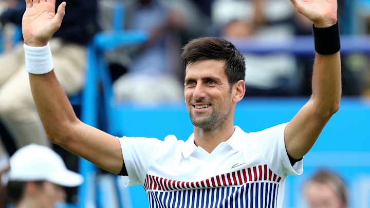 Novak Djokovic beats Vasek Pospisil at Eastbourne Novak Djokovic beats Vasek Pospisil at Eastbourne