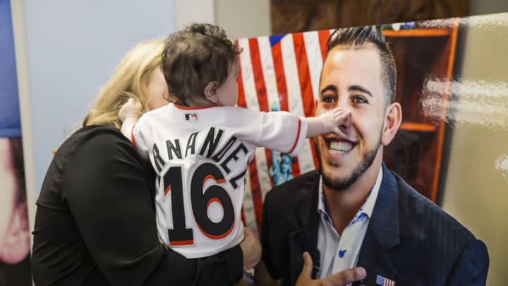 Jose Fernandez’s Family Spends His Birthday at Marlins Park Jose Fernandez’s Family Spends His Birthday at Marlins Park
