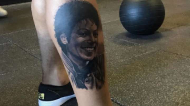 Photo: Odell Beckham Jr. unveils Michael Jackson calf tattoo Photo: Odell Beckham Jr. unveils Michael Jackson calf tattoo