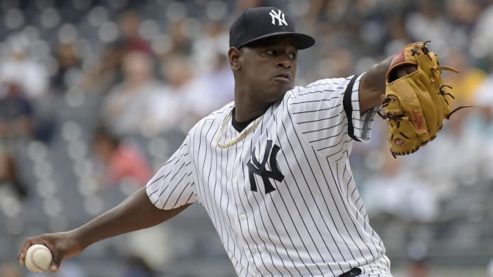 Yankees Ace Luis Severino Hit by Line Drive in 'Upper Back' During Batting Practice