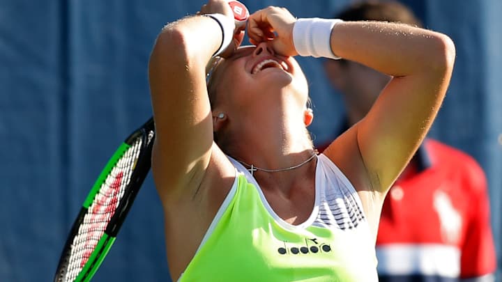 American Rogers prevails in longest US Open women's match