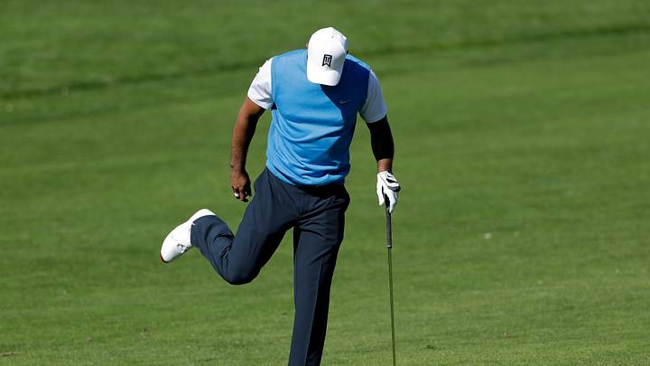 Tiger Woods tries to stick around at Torrey Pines