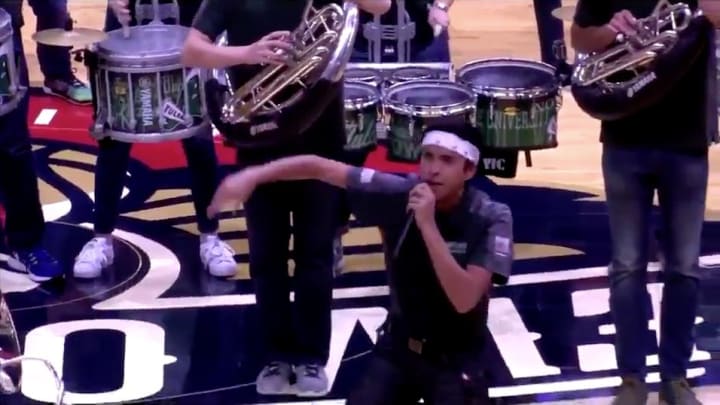 Pelicans Halftime Show Answers the Question: What if Linkin Park Covered ‘Blue (Da Ba Dee)’?