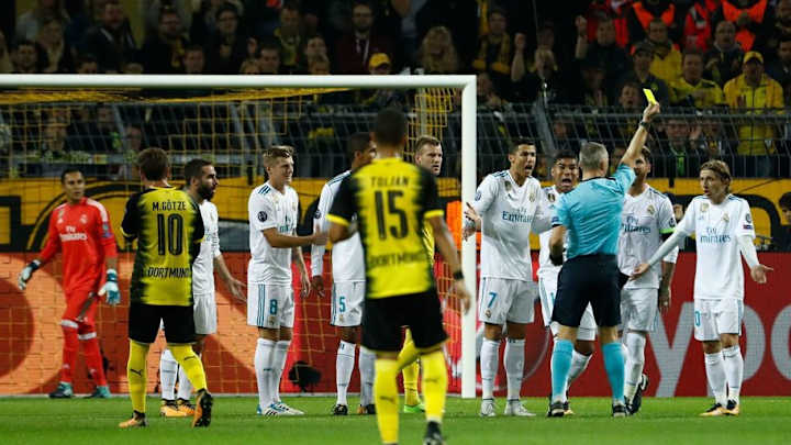 WATCH: Luka Modric Shown Hilarious Yellow Card for Assisting the Referee in UCL