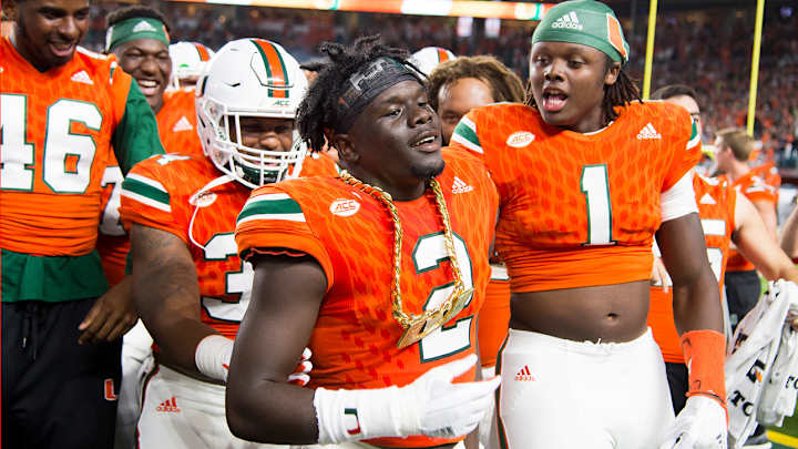 AP Top 25: Miami Up to No. 2 After Routing Notre Dame AP Top 25: Miami Up to No. 2 After Routing Notre Dame