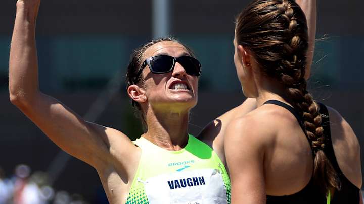 'My turn': Mom/real estate agent/runner Vaughn makes worlds