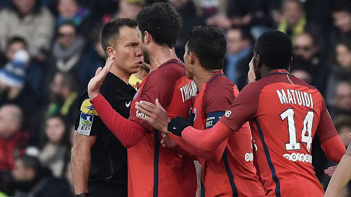 Watch: PSG's Veratti gets unusual yellow card for 'trickery' with ball Watch: PSG's Veratti gets unusual yellow card for 'trickery' with ball