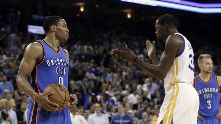 Kevin Durant: Perceived feud with Russell Westbrook is 'fake drama'