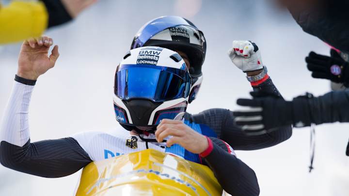Lochner beats Friedrich and Holcomb in WCup 2-man bobsled Lochner beats Friedrich and Holcomb in WCup 2-man bobsled