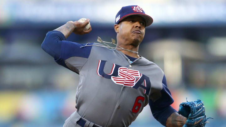 USA’s Marcus Stroman throws six no-hit innings in World Baseball Classic final