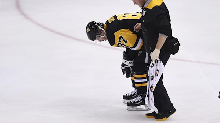 Penguins star Sidney Crosby diagnosed with concussion, will not play in Game 4
