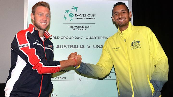 Davis Cup: American Jack Sock will play Aussie Jordan Thompson to open QF