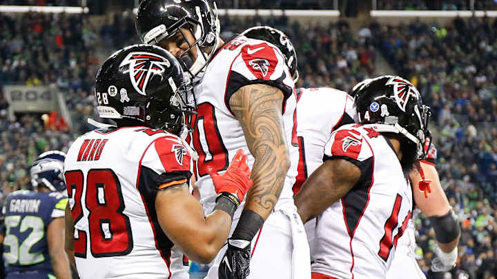 Falcons Avoid Super Bowl-Esque Collapse, Save Season With Win Over Seahawks Falcons Avoid Super Bowl-Esque Collapse, Save Season With Win Over Seahawks