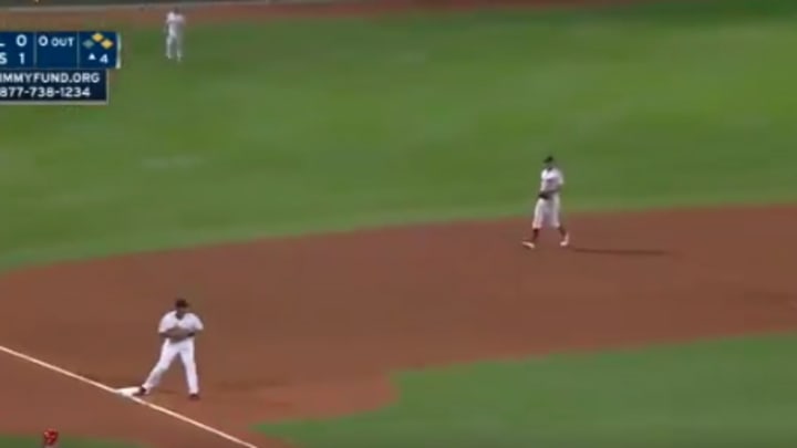 WATCH: Red Sox Turn Triple-Play vs. Cardinals