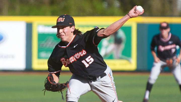 Report: Oregon State pitcher charged with child molestation in 2012