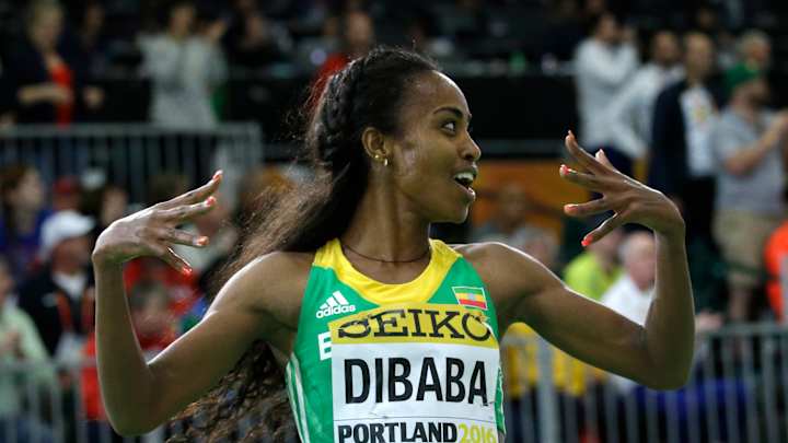 Dibaba breaks world record for women's 2,000 on indoor track