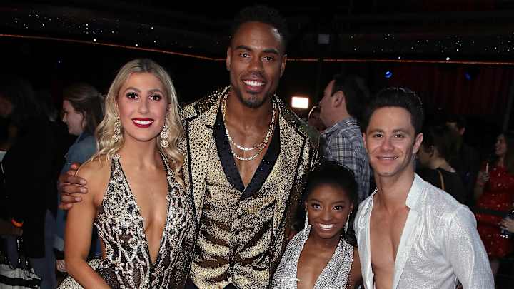 Video: Simone Biles earns highest score on premiere of Dancing with the Stars