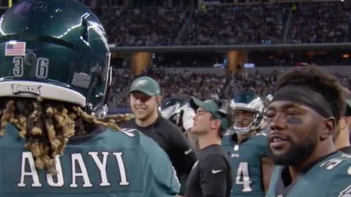 Watch: Eagles Teammates Rip On 'Slow As S---' Jay Ajayi