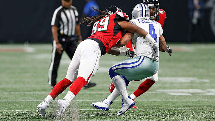 Report: Falcons DE Adrian Clayborn's Six Sacks Earn Him $750,000