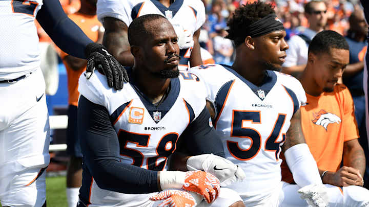 Car Dealership Pulls Von Miller Commercial After he Kneeled for National Anthem Car Dealership Pulls Von Miller Commercial After he Kneeled for National Anthem