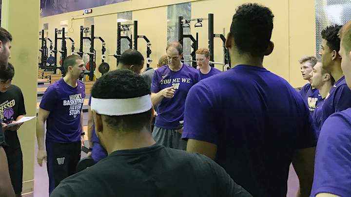 Seeking success of his own creation: A day in the life of new Washington coach Mike Hopkins