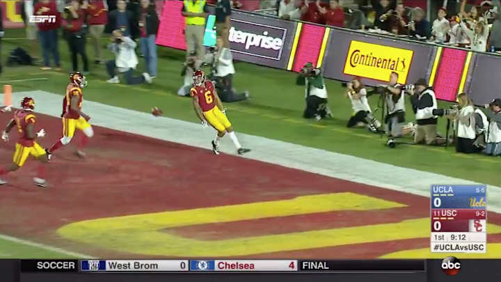 Watch: USC Scores Touchdown On Misdirection Punt Return Trick Play Watch: USC Scores Touchdown On Misdirection Punt Return Trick Play