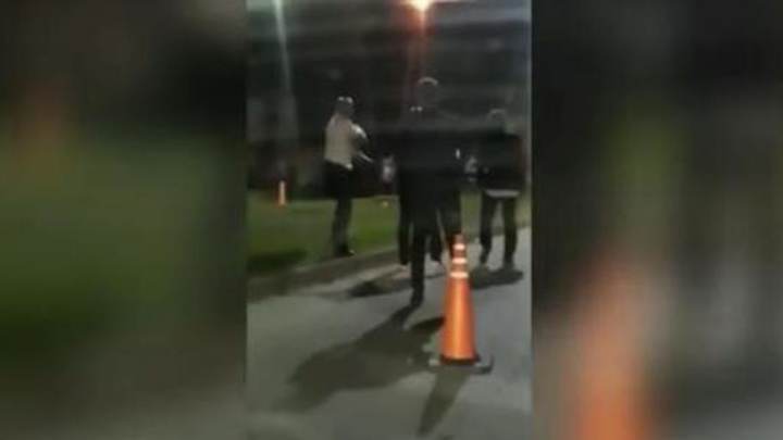 El escandaloso video de Sampaoli insultando a un policía tras un control de alcoholemia