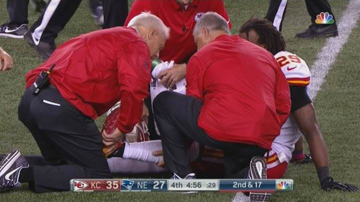 Chiefs Safety Eric Berry Carted Off With Achilles Injury Chiefs Safety Eric Berry Carted Off With Achilles Injury