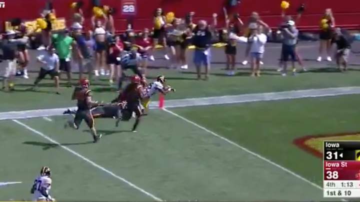 WATCH: Iowa's Akrum Wadley Scores Awesome Touchdown vs. Iowa State to Send Game to OT WATCH: Iowa's Akrum Wadley Scores Awesome Touchdown vs. Iowa State to Send Game to OT