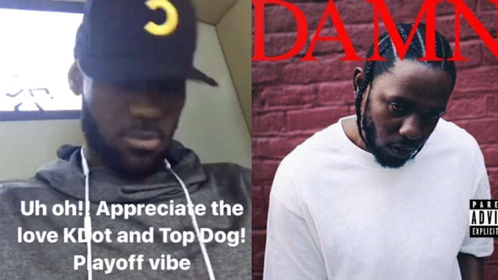 LeBron James just gave us the first preview of the new Kendrick Lamar album