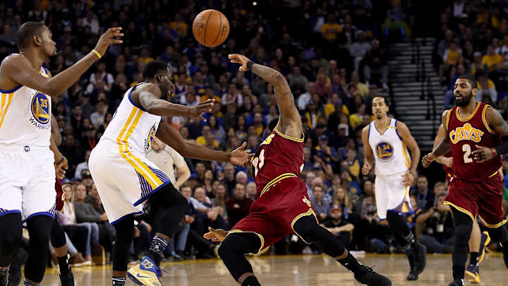 LeBron James on Draymond Green’s flagrant foul: ‘I’m OK, I’m a football player’
